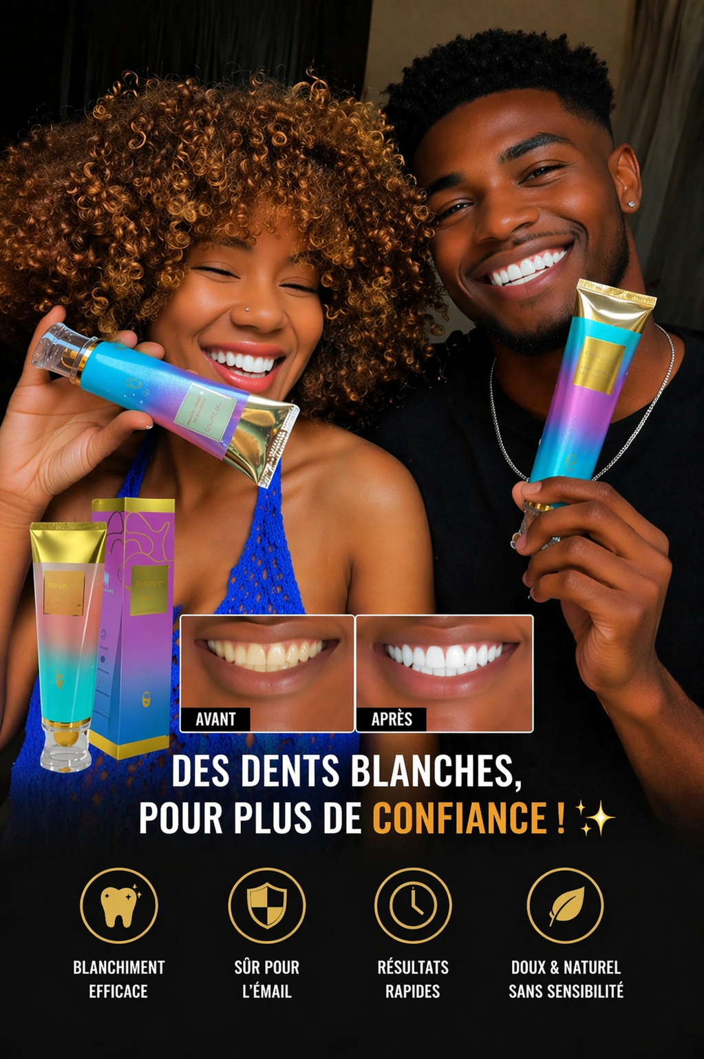 Bodyaccel – Dentifrice Blanchissant & Soin Complet